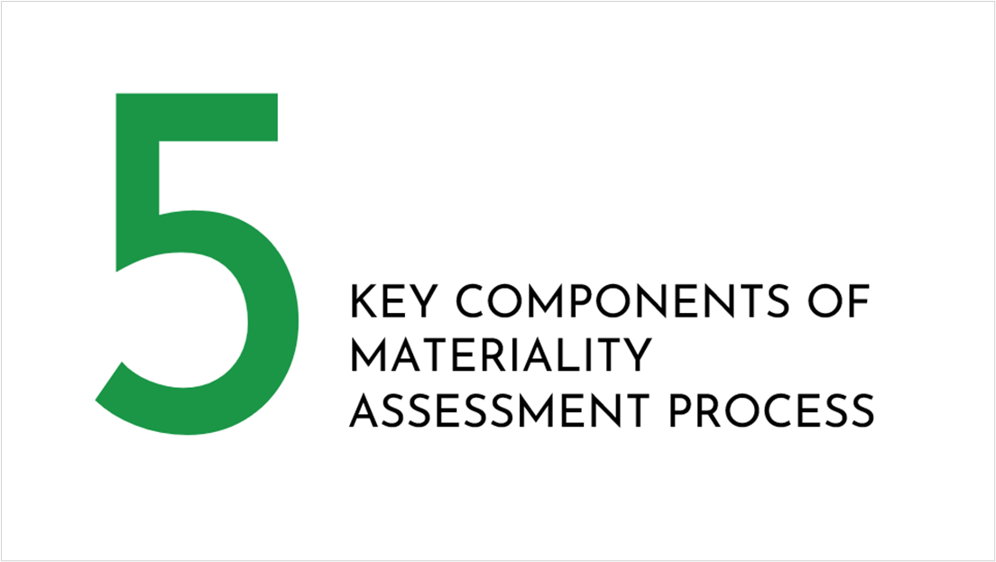 5 Key components of Materiality Assessment process